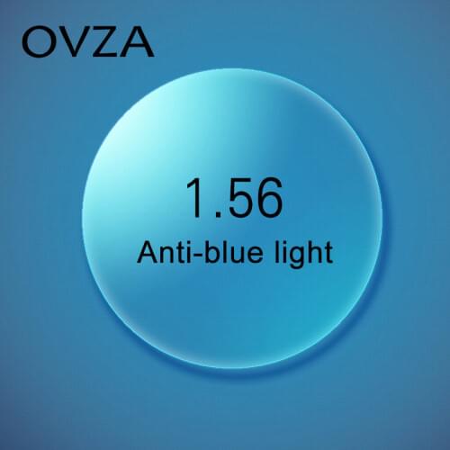 OVZA 1.56 Anti-blue Light glasses Lens Prescription Lenses Myopic Lenses Can Customize Aspheric UV Protection Lenses Myopic CR39