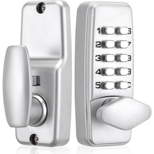 Digital Mechanical Password Door Lock Push Button Keyless Code Furniture Handle Locks Waterproof and Dustproof Home Lock