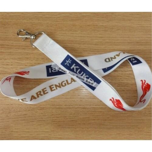 Cheap Custom logo Exhibition Meeting Lanyards heat transfer polyester printing Key ID Cardentrance guard Lanyard
