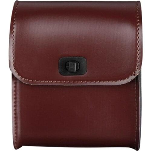 New Waterproof Universal Motorcycle Faux Leather Luggage Storage Side Saddle Bag