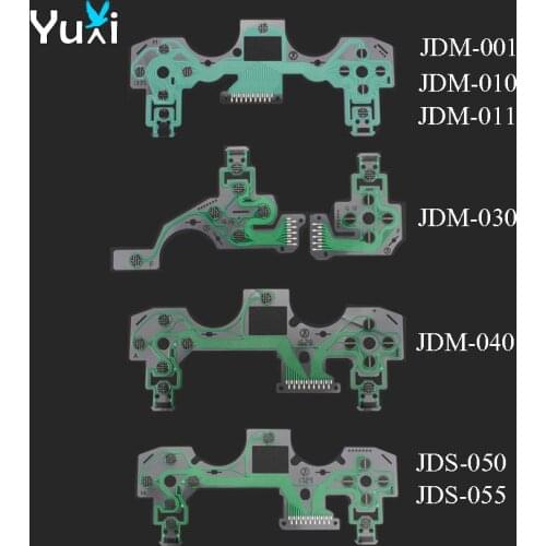 YuXi Circuit Board PCB Ribbon for Sony PS4 Dualshock 4 Pro Slim Wireless Controller Conductive Film Keypad flex Cable