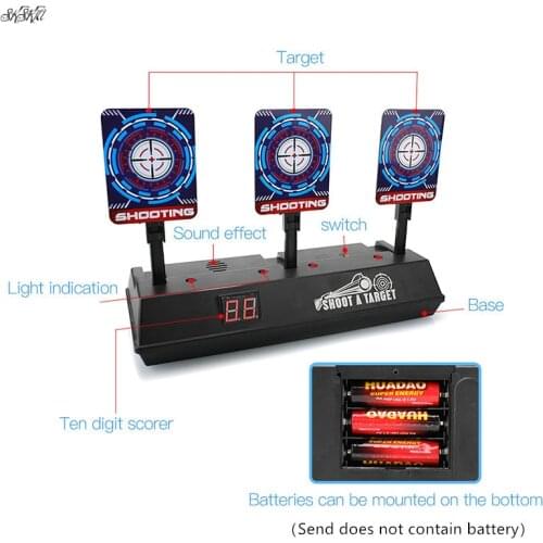 Train Tactical Bulls-Eye target Water bullet ball Shooting scorer function for DJI RoboMaster S1 / robot Soft bullet kids toys