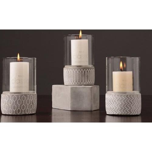 Christmas Nordic Modern Crystal Votive Candle Holders Wedding Centerpieces Candlestick Glass Candle Holder Kerzenhalter 50xx072