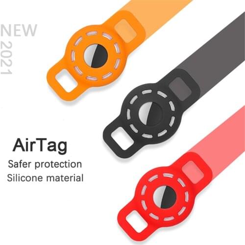 Pet Silicone Protective Case GPS Finder Dog Cat Collar Loop for Apple Airtags for Apple Locator Tracker Anti-lost Device