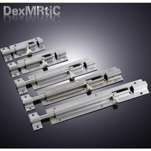 Thickened Stainless SteelDoor Plugs Security Door Latches Warehouse Door Bolts Plug Buckle for Windows and Doors