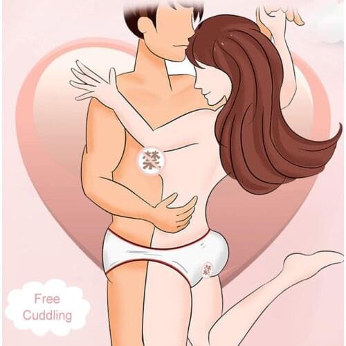 Women Men Couples Wearing Panties Sexy T Pants Lingerie Lovers Erotic Briefs Costumes Porno Hole Underwear Double Wear hombre