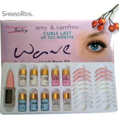 1 set High Quality eyelash perm lotion Eyelash Perm Super Eyelash Curling Perm Kit Eyelash Wave Lotion Last up to 3 Months