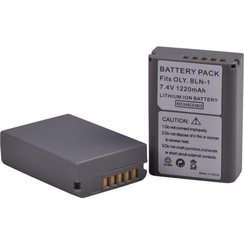 2pcs 1220 mAh BLN-1 BLN1 PS-BLN1 camera battery for Olympus BLN 1 battery, OM-D E-M1, Mark II, E-M5, PEN-F, EM1, EM5, PENF EP5