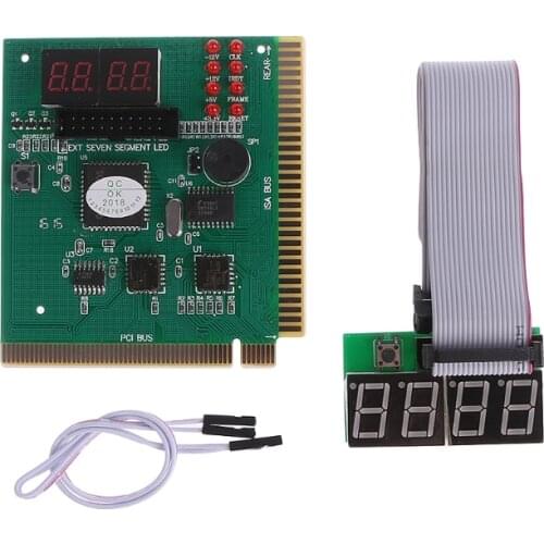 4 Digit PC ISA PCI Analyzer Diagnostic Test Post Card New Dropshipping
