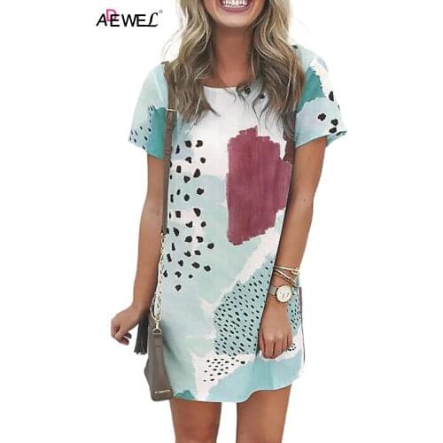 Белые летние платья ADEWEL China At AliExpress