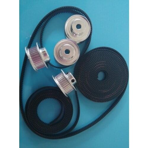 Aluminum AT5 trapezoidal tooth timing belt pulleys
