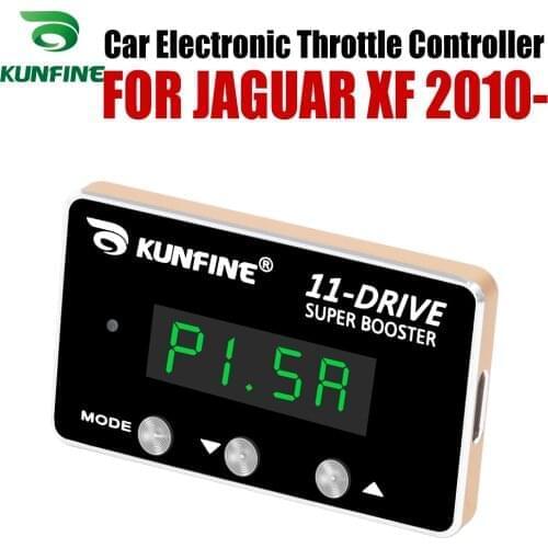 KUNFINE Car Electronic Throttle Controller Racing Accelerator Potent Booster For JAGUAR XF 2010-After Tuning Parts