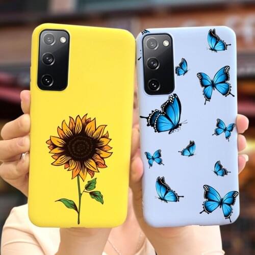 For Samsung S20 FE Case S20FE Fashion Painted Soft Slim Fundas Cover For Samsung Galaxy S20 Fan Edition S 20 Lite FE Phone Cases