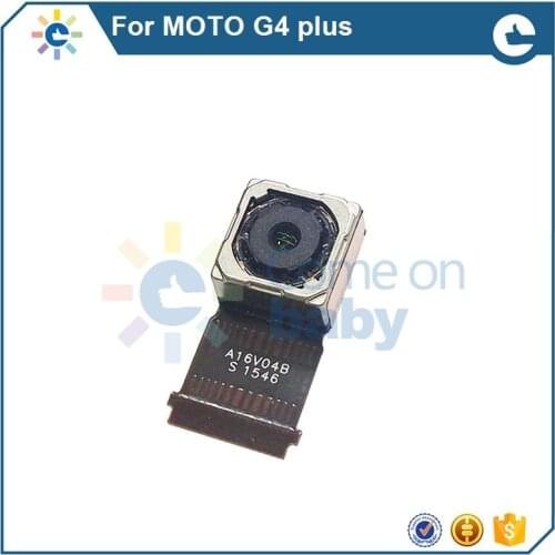 For moto g4 plus XT1644 XT1622 Original Back Rear Camera Big Main Camera with front camera Module