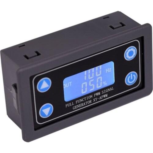 XY-APWM Dual LCD PWM Signal Generator 1-Channel 1Hz-150KHz PWM Pulse Frequency Duty Cycle Adjustable Square Wave Generator