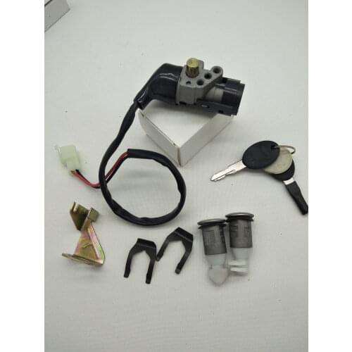 A521 Scooter Motorcycle GY6125 50cc 150cc Electric Door Lock For Honda WH100 WH125 2 Wire Or 5 Pins Power Door Lock