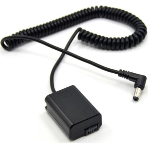 NP-FW50 Dummy Battery AC-PW20 FW50 to spring cables DC Coupler for Sony Alpha 7 a7 a7S a7II a7R A3000 A5000 A6000 NEX5 NEX3
