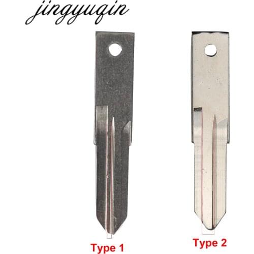 Jingyuqin 20pcs/Lot VAC102 Remote Uncut key Blade For Renault Peugeot Key Blank