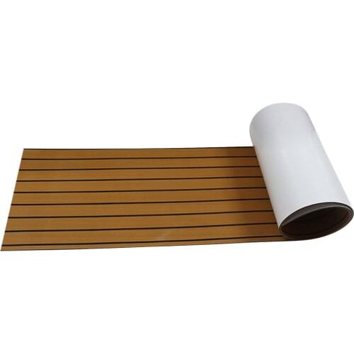 240*45cm EVA Foam Teak Decking Sheet Mat Yacht Flooring Anti-Skid Mat Self Adhesive Vehicle Pad Boat Modified Accessories