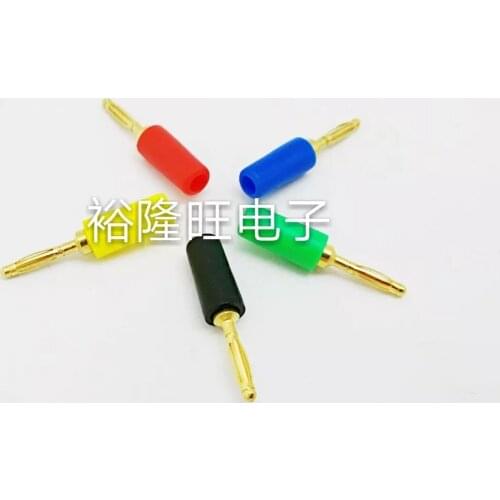 Smonisia 500pcs/lot 2mm Copper Banana Connector Mini Model Terminal Socket Lantern Gold-plating Jack