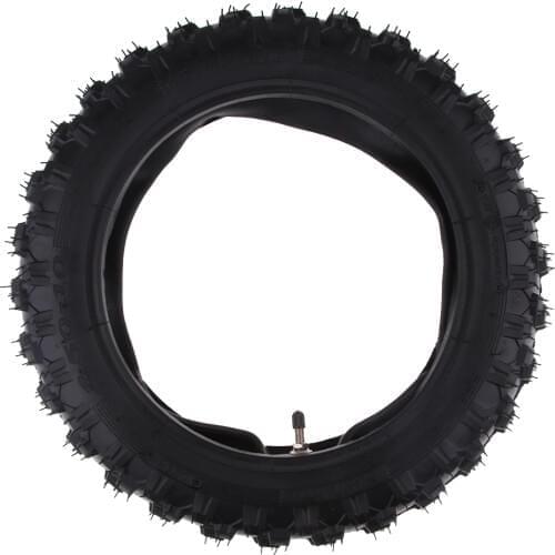 Rubber Motorcycle Tyre & Inner Tube Set 2.50-10 Pocket Durable Thick Wheel Motorcycle Tires for Yamaha PW50 PW 50