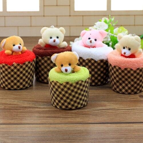 1 pcs bagged doll towel gift soft for wedding birthday party creative gift