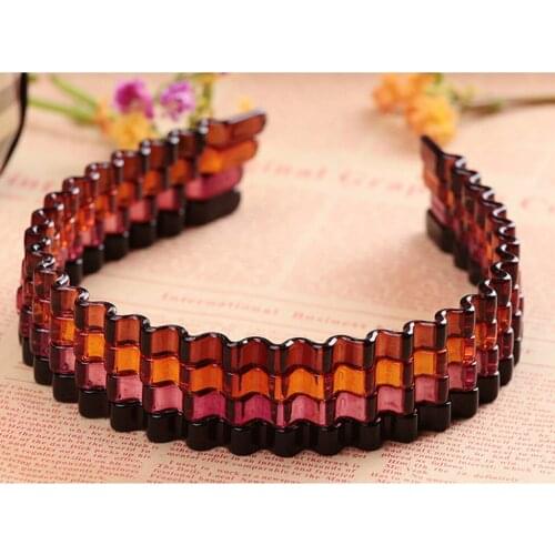 Zigzag Hair Band Toothed Headband Women Men Hair Accessory Alice Band