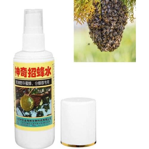 1 Bottle 100ml Swarm Commanders Lure Bait Honey Bee Attractant Hive Beekeeping Trap Tool Beekeeping Non-toxics Safe High Quality