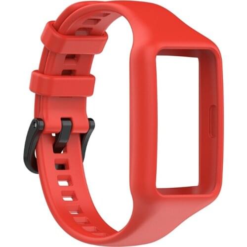 Silicone Strap Compatible with Band 6 Waterproof-Durable Smartwatch Fashion Bracelet Replacement Sports Wristband