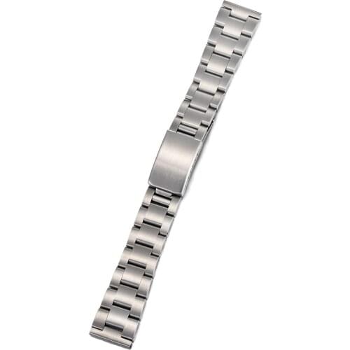 316L Solid Stainless Steel 18mm Oyster Style Replacement Bracelet for Vintage Watches 1 order