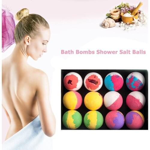 Relieve Fatigue Exfoliating Shower Cleaner Fragrance Sea Salt Ball Kit for Spa Exfoliation Anti-fatigue Skin Care Products