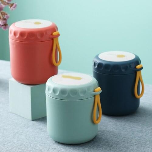 Thermo Lunch Portable Box 304 Stainless Steel Containers Food Thermos Vaccum For Kids Milk Soup Cup Leakproof Lunchbox Handy Cup