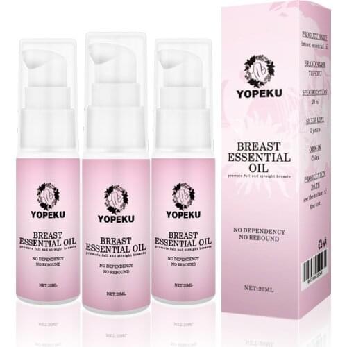 Herbal Breast Enlargement Oil Effective Full Elasticity Breast Enhancer Increase Tightness Big Bust Breast Care Cream 20ml
