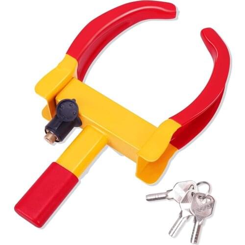 Universal Wheel Lock Heavy Duty Security Trailer Wheel Lock Tires Anti Theft For Car Suv Boat Motorcycle