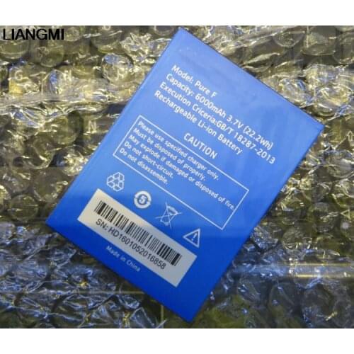 High Quali 6000mAh Pure F Battery For Highscreen Boost 2 Boost2 Smartphone with phone stander