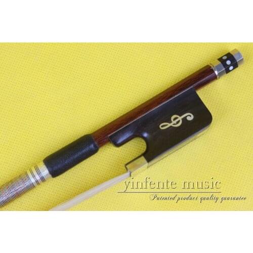 1 pcs brazilwood Cello Bow ebony flower f rog Pattern 4/4 New 68+2