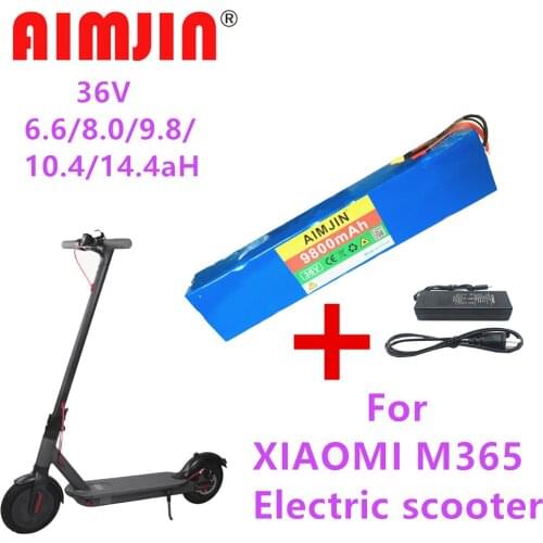 2021 100% 36V 10S3P Scooter Battery Pack for Xiaomi Mijia M365, Electric Scooter, BMS Board for Xiaomi m365+Charger