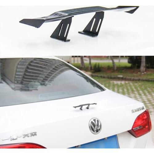 17cm Universal Car Tail Wing Carbon Cheap Spoiler Mini Auto Fiber Decoration Car-styling Auto Fiber Decoration