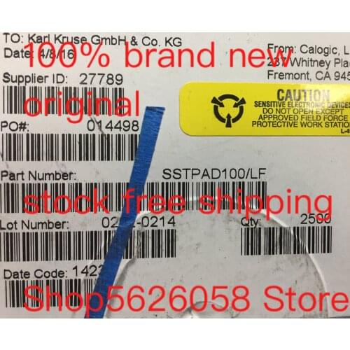 20PCS/LOT SSTPAD100/LF SSTPAD100 SOT23 100% original spot free shipping