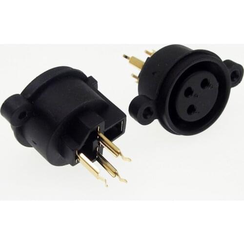 5PCS Tuning stage player DY canon socket DIP foot 3 core canon socket XLR connector