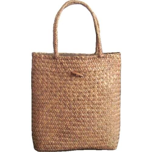 Bamboo Pure Handmade Bags Bag Women Shoulder Bag Tote Womens Handbags Beach Travel Bag free shipping