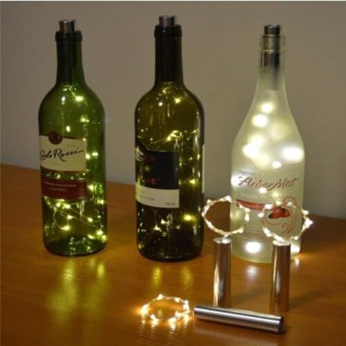 15 LED Decoration Lights Bottle Stopper Lamp Glass Wine Fairy LED String Lights For Bar Christmas Party Wedding Home Decoration