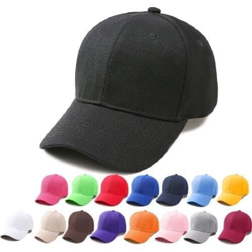 Summer leisure baseball cap outdoor fashion Snapback hats casual breathable sunscreen cap sun hat cap solid color rebound cap