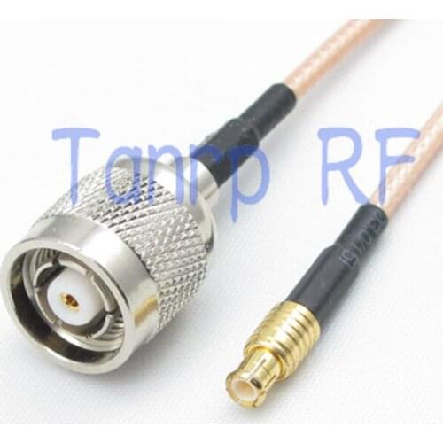 50CM Pigtail coaxial jumper cable RG316 extension cord 20in RP TNC male plug to MCX male plug RF adapter connector