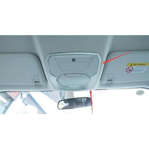 FIT 2013 2014 2015 2016 2017 for FORD ESCAPE KUGA CHROME ROOF MAP READING LIGHT LAMP SWITCH CONTROL PANEL COVER TRIM BEZEL FRAME