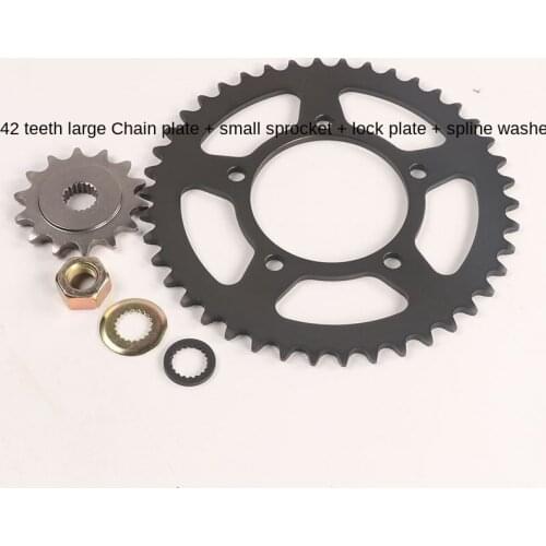 Motorcycle Three Piece Set Chain Motorcycle Refitted with Tooth Disc Sign Oil Seal for Kiden Kd150-u / G1 U1 Z2