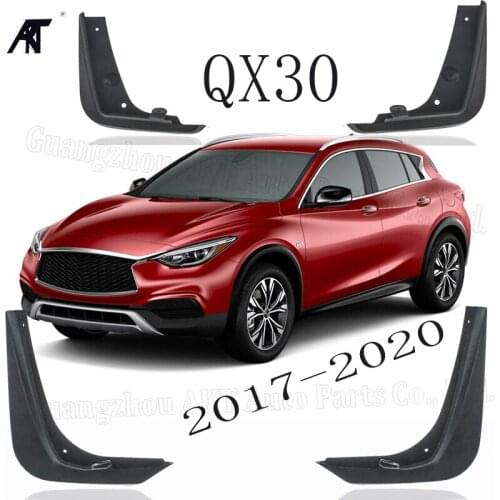Set Molded Car Mud Flaps For Infiniti QX30 2016-2019 Mudflaps Splash Guards Mud Flap Mudguards Fender Car Accessories 2017 2018