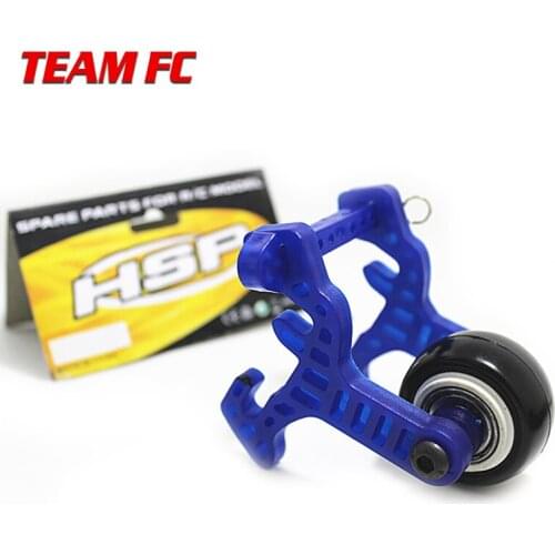 Front Stand Up Wheel High Speed Raise Head Tire for 1/10 Scale HSP 94111 94188 RC Car Model Anti-roller Tyre S312