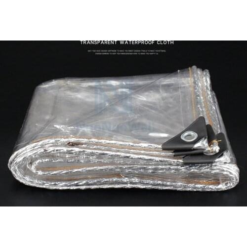 Custom Made Size Outdoor Balcony Windows Garden Plastic Waterproof Curtain 0.3mm Thickness Soft Highly Transparent Rain Shelter