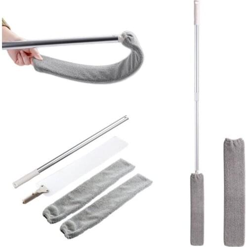 Bedside Dust Brush Flexible Long Handle Mop Household Dusty Microfibre Duster